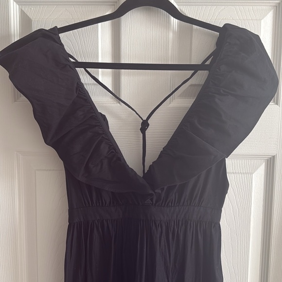Reformation Black Maxi Fairfield Dress - Picture 6 of 7